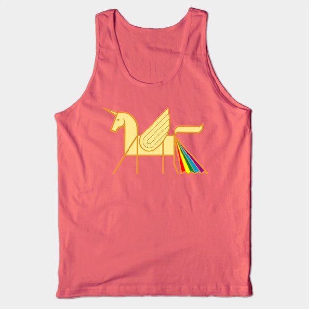 unicorn on rainbow Tank Top by osvaldoport76